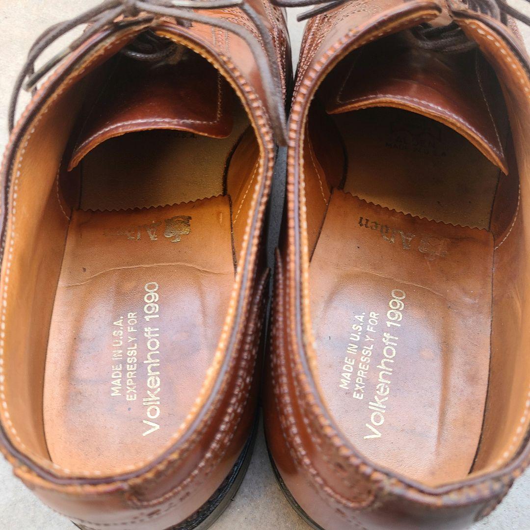 Alden 2099 ウイスキーコードバン 8.5D フルブローグ 希少カラー