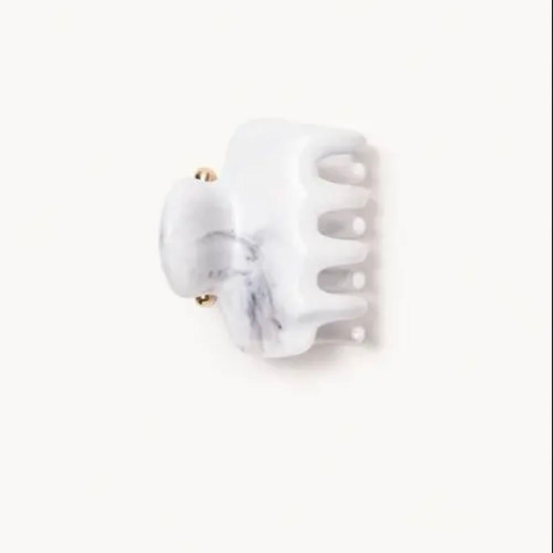 新品UNDO HAIRWARE マーブルヘアクリップNo.2 CLAW CLIP