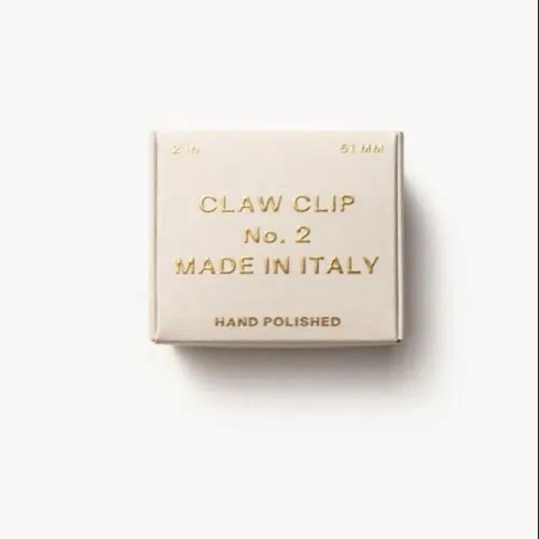 新品UNDO HAIRWARE マーブルヘアクリップNo.2 CLAW CLIP