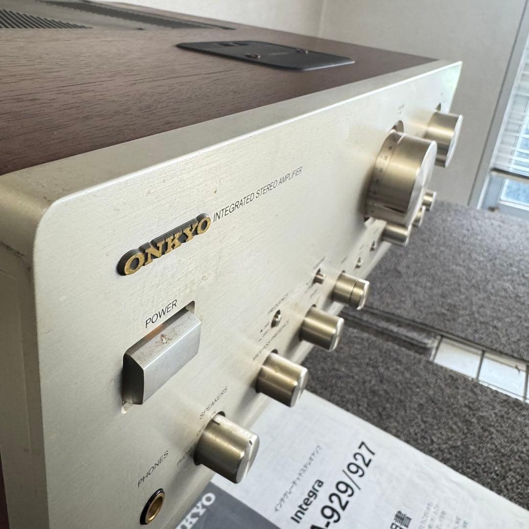 D63 メンテナンス済みONKYO オンキョー プリメインアンプ 激レア✨