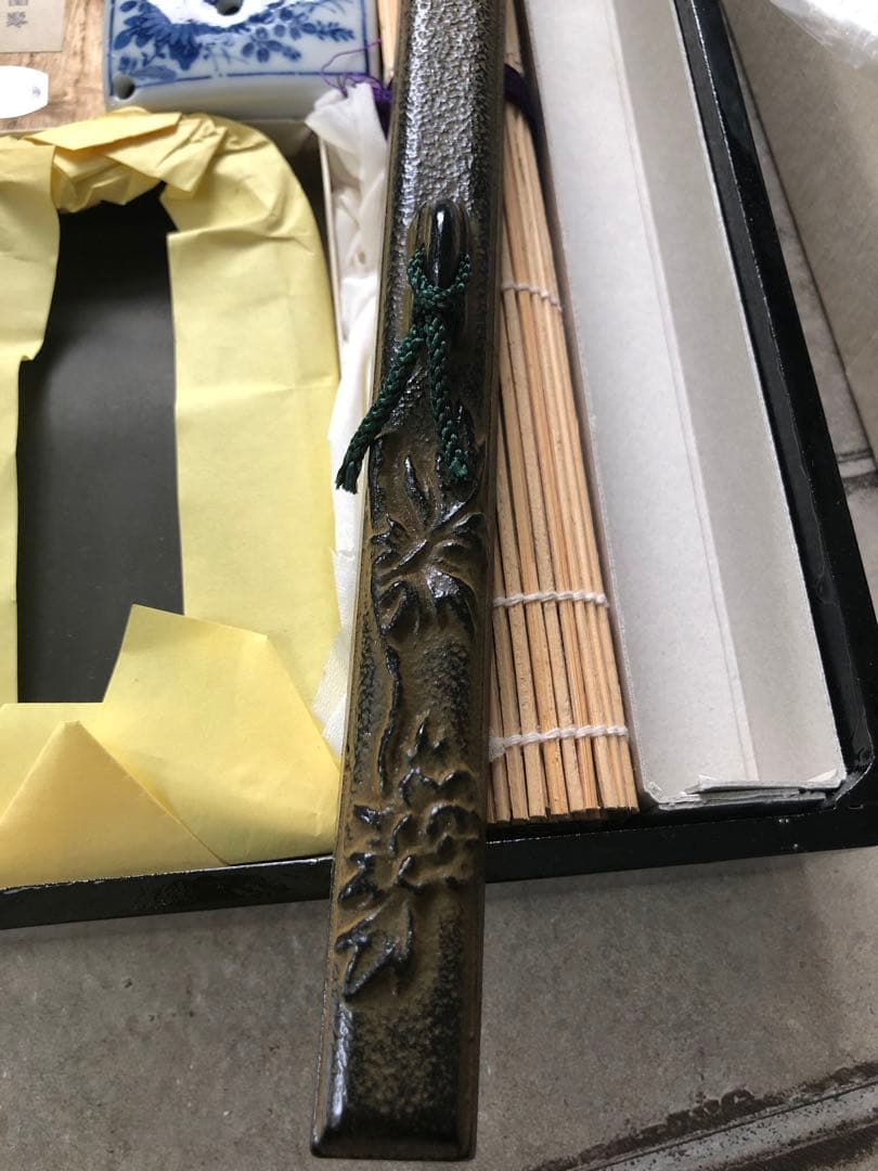 漆風箱入り　大人の書道セット