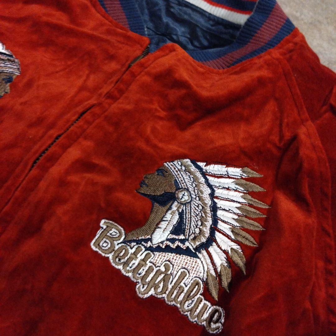 未使用❤ BETTY'S BLUE ベティーズブルー リバーシブル スカジャン