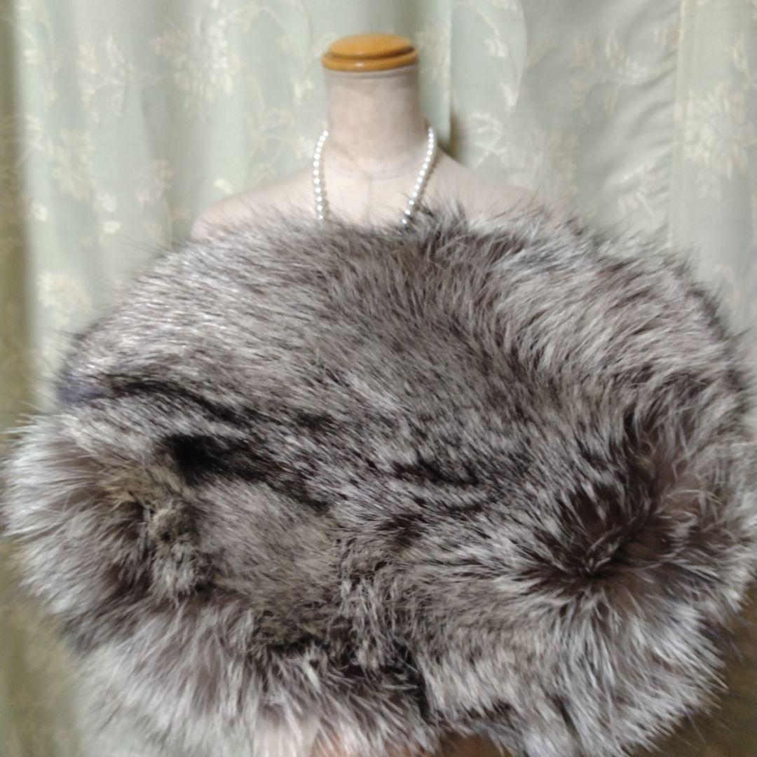 新品未使用✩シルバーフォックス✩ファーバッグ✩ふかふか✩全面ファー