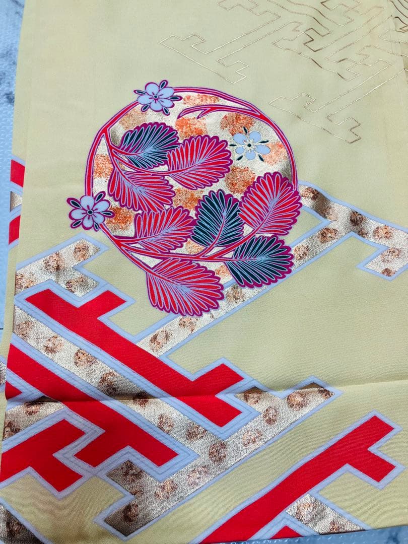 【新品未使用】お宮参り産着 祝い着 赤ちゃん女の子用　着物　襦袢