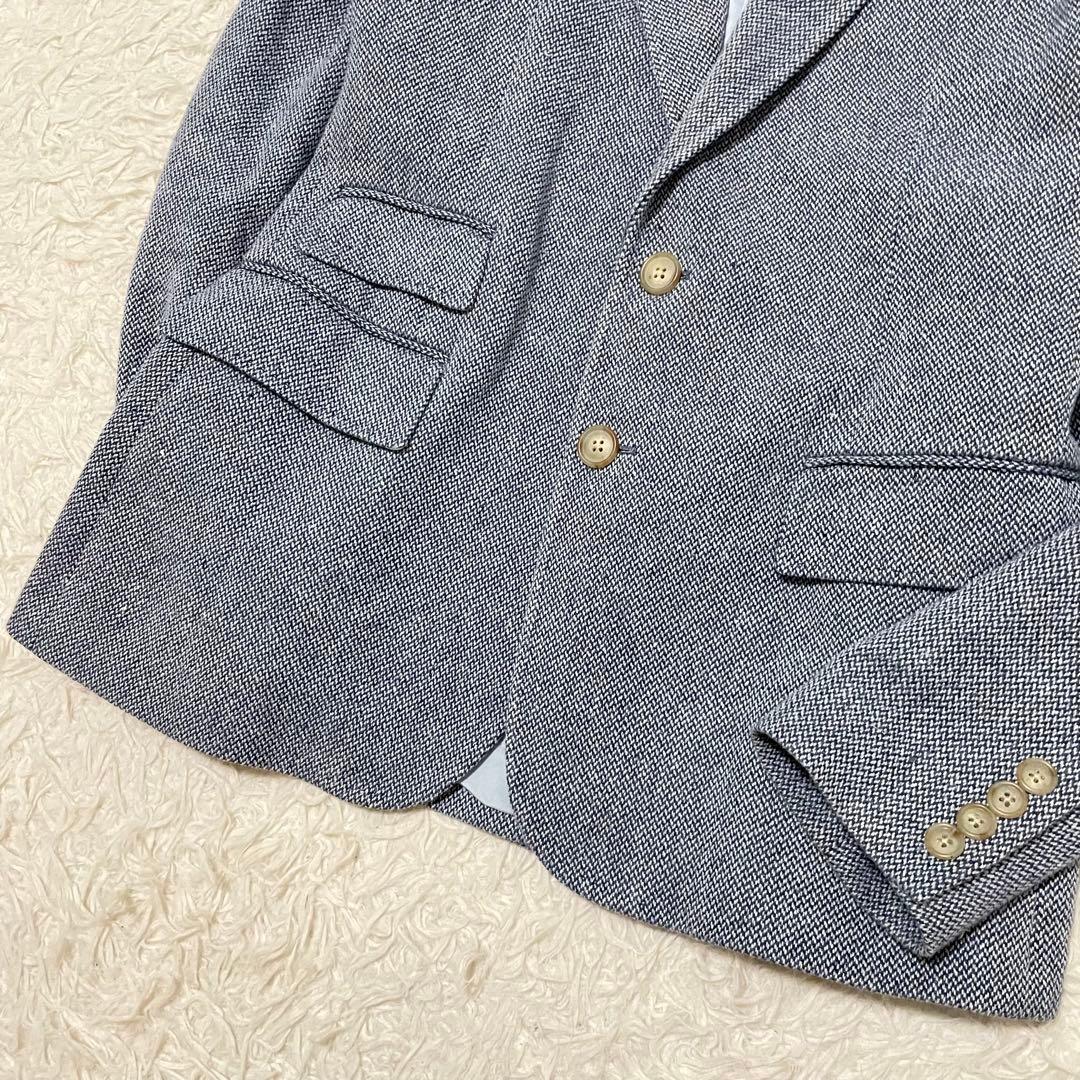 極美品 ラルフローレン ツイードジャケット ブルーツイード ブレザー 近年モデル