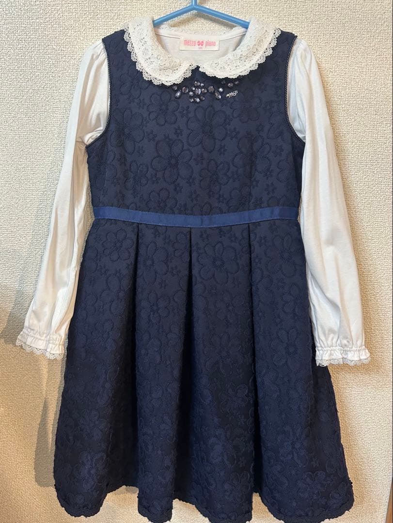 メゾピアノ　セレモニーワンピース3点セット　120cm