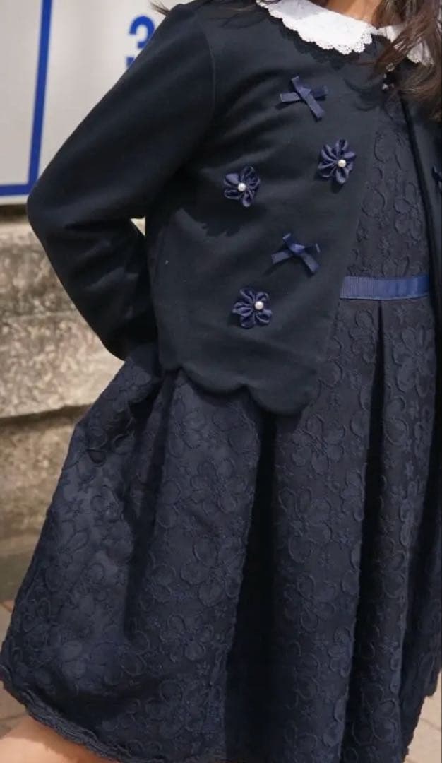 メゾピアノ　セレモニーワンピース3点セット　120cm