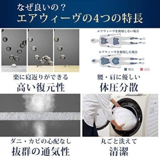 エアウィーヴ　スマート　ダブルサイズ　の中古品