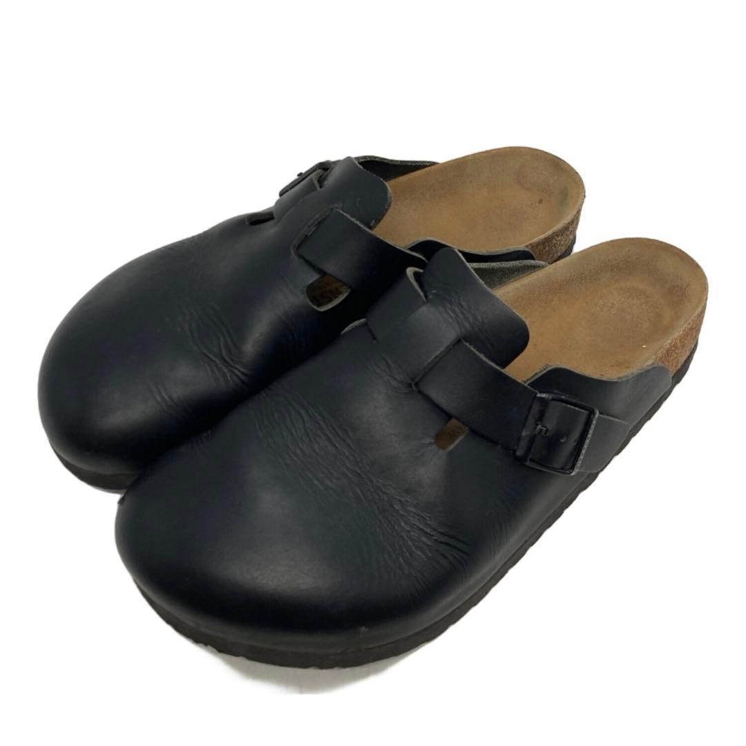 1049 BIRKENSTOCK ボストン レザー 黒 28.5cm
