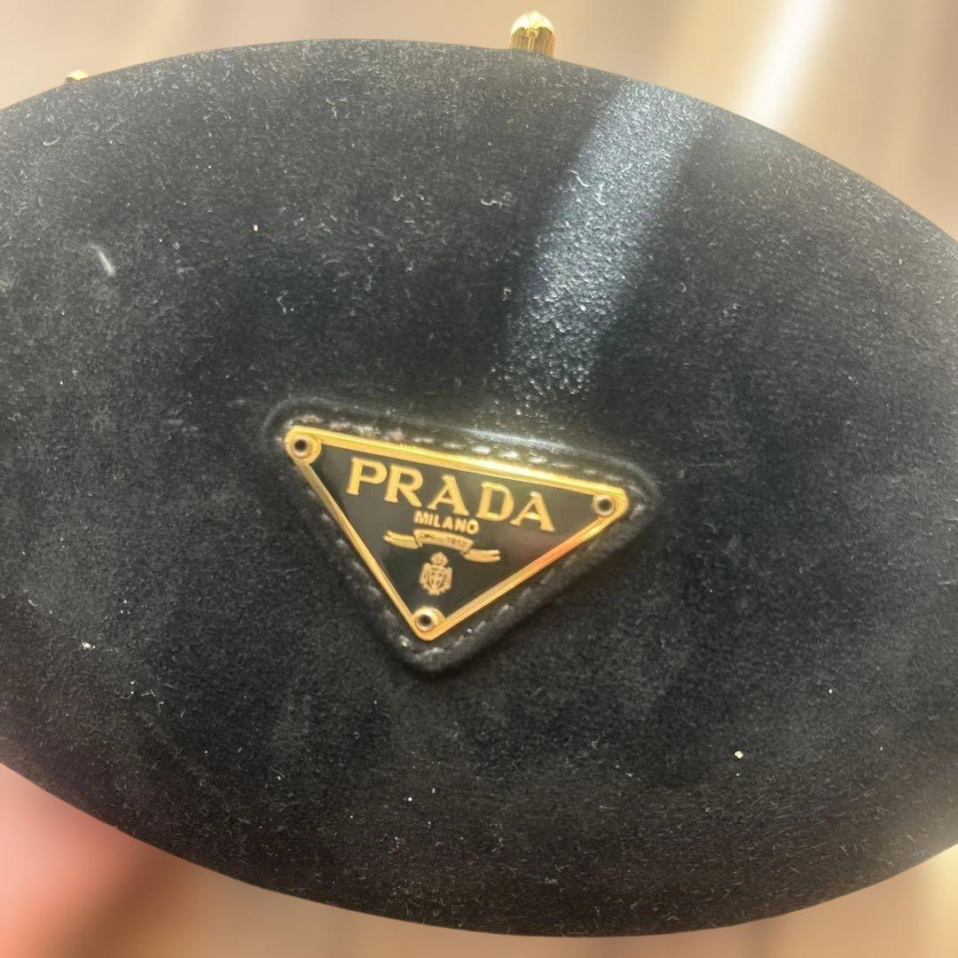 PRADA ブラック クラッチバッグ