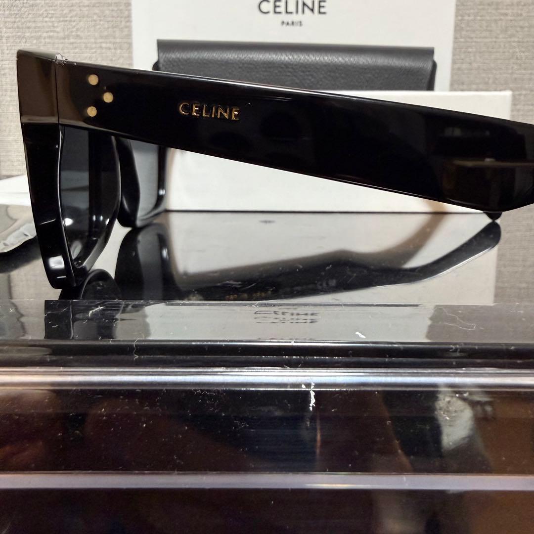 CELINE CL40248I 01A サングラス ブラック 太セル イタリア製