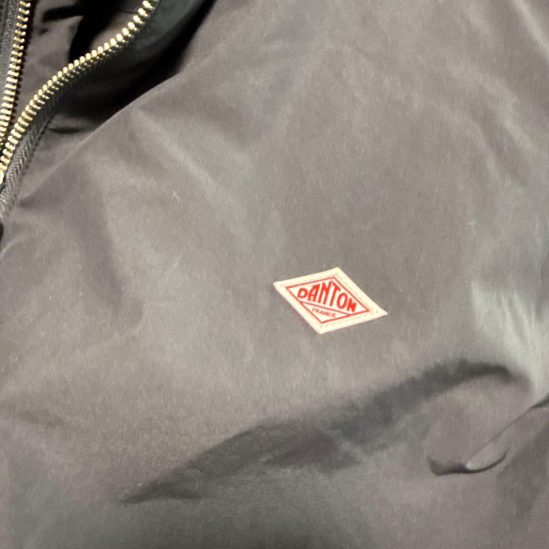 【美品】DANTON ダントン スタンドカラー ジップアップ ダウンベスト(L)