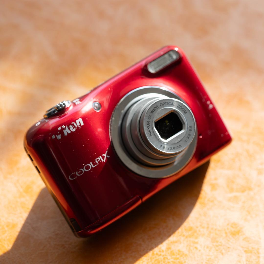 【単三電池で動く！】Nikon COOLPIX A10 レッド 動作確認済