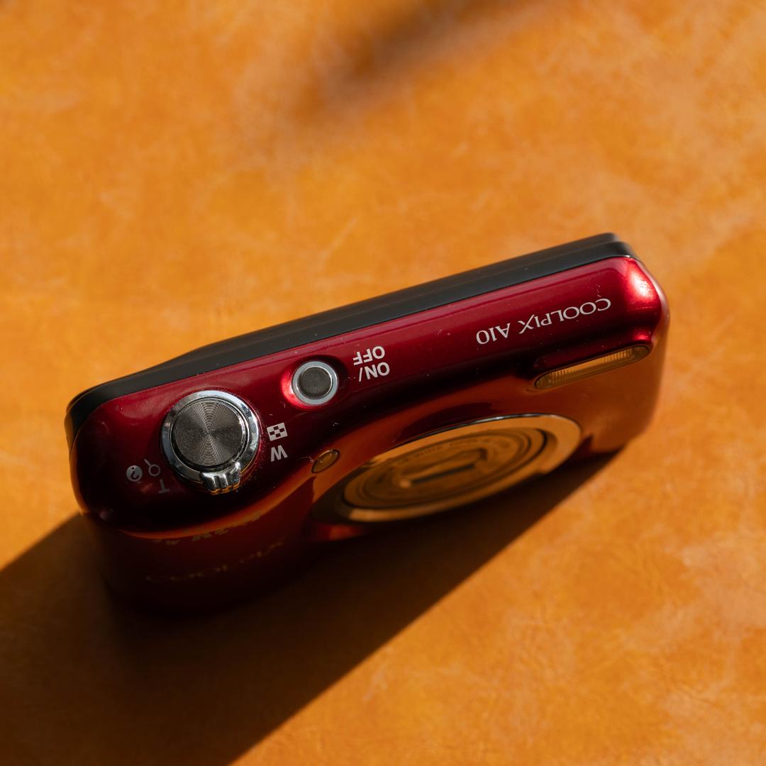 【単三電池で動く！】Nikon COOLPIX A10 レッド 動作確認済