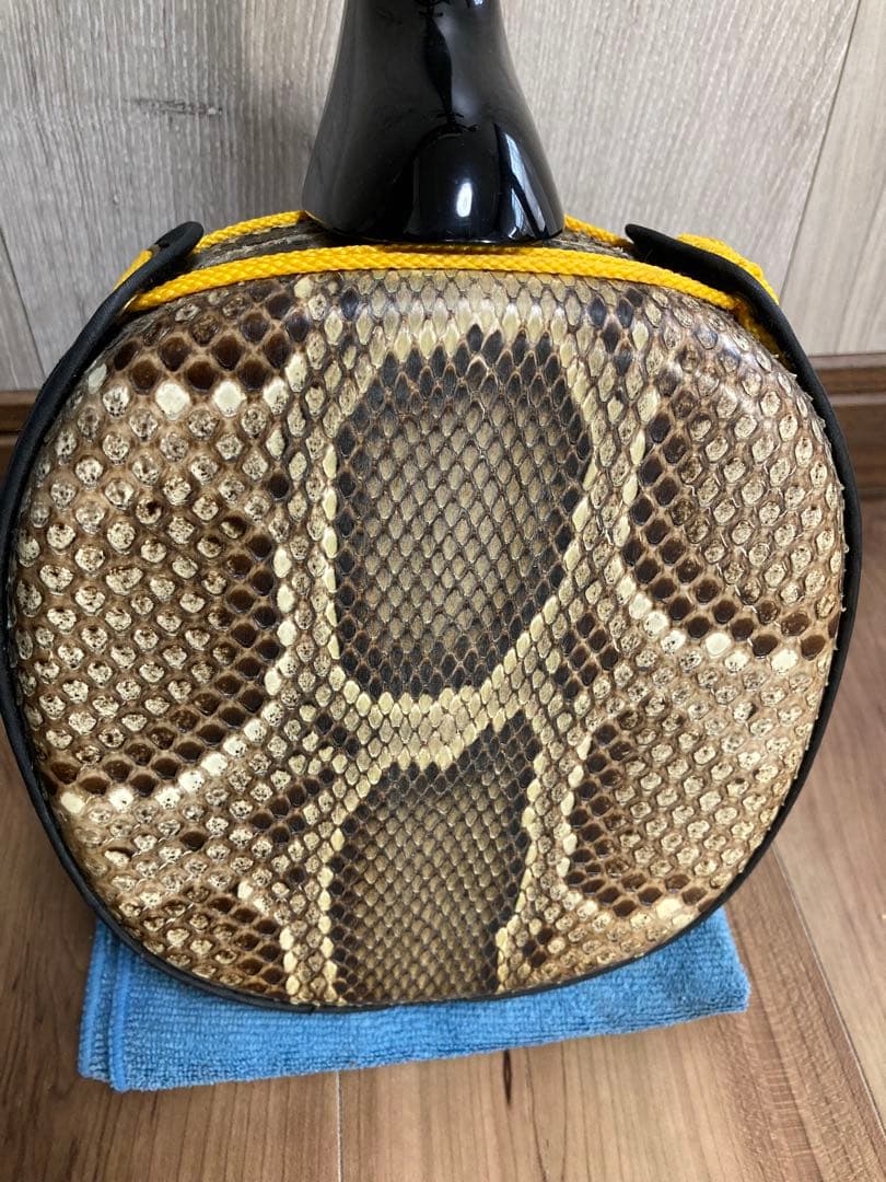 【登り竜ティーガ】沖縄三線✨本革強化張り✨訳あり