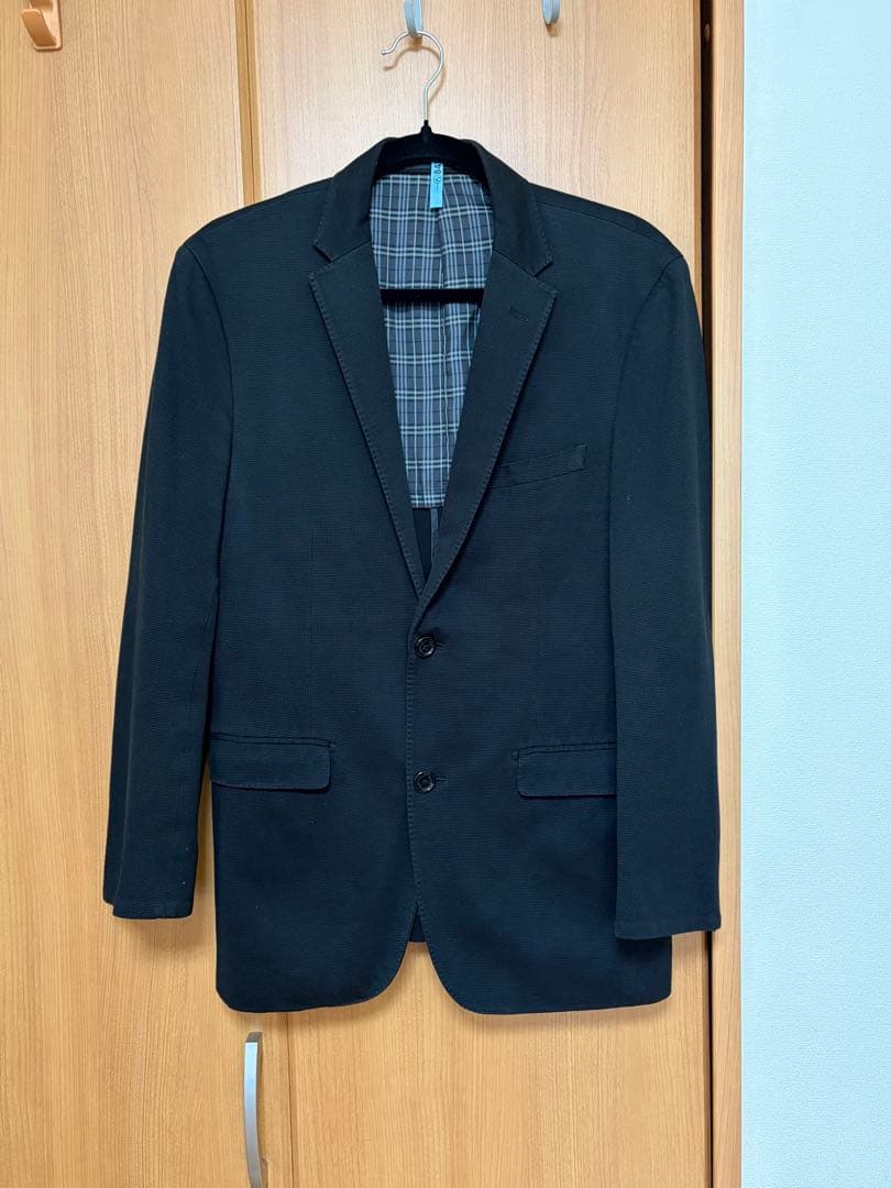 セットバーバリー　ブラックレーベル ジャケット ブラック＆ローファーのセット