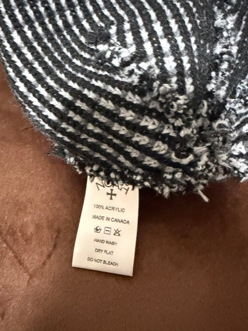 【かつき君着用モデル】NOAH チェック柄 ニット帽