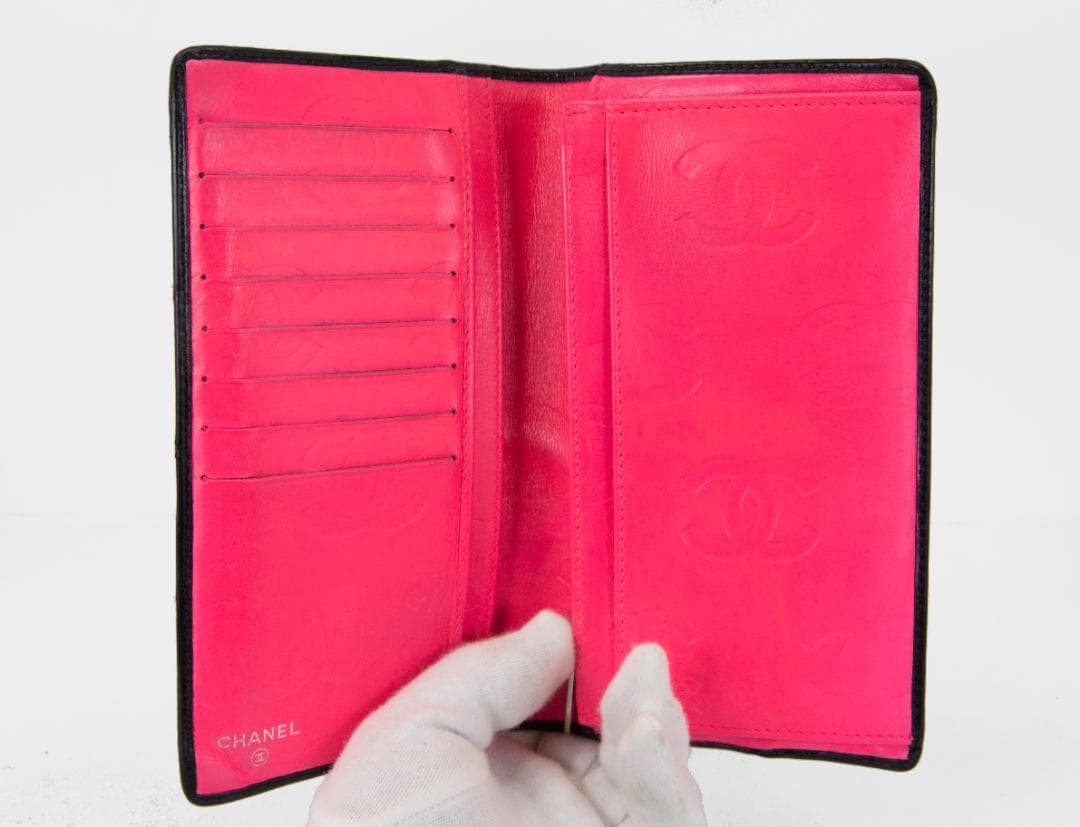 シャネル 長財布 カンボンライン　+　カードケース　名刺入れ　2セットで
