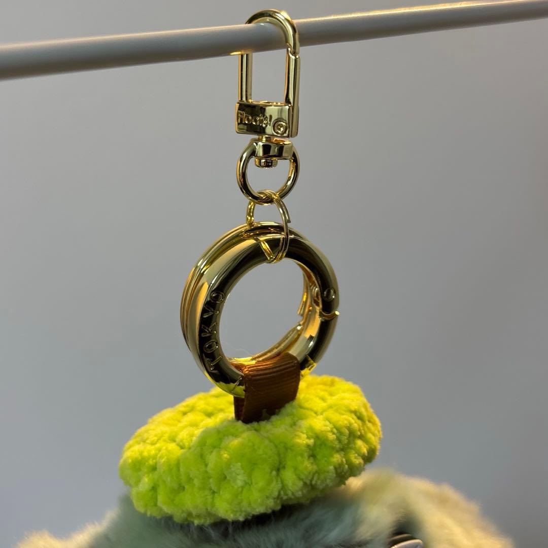 フローツ もふもふバックチャーム チョコミント