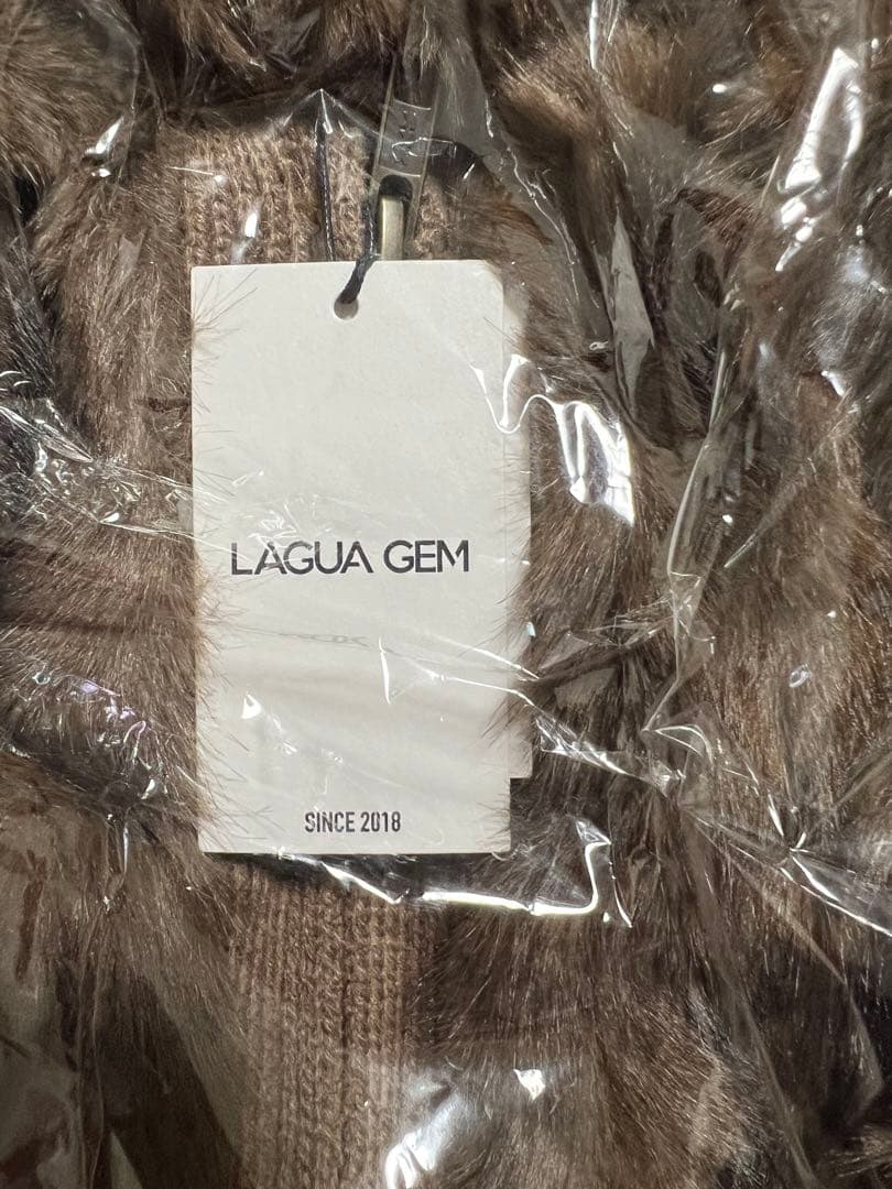 yurii.　CABLEKNIT FAUX FUR ブルゾン