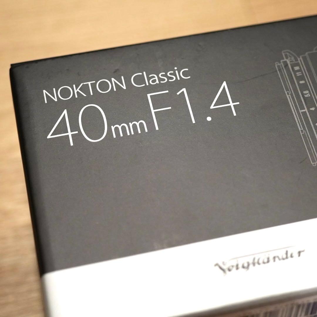 レンズ(単焦点) Voightlander NOKTON Classic 40mm F1.4 VM