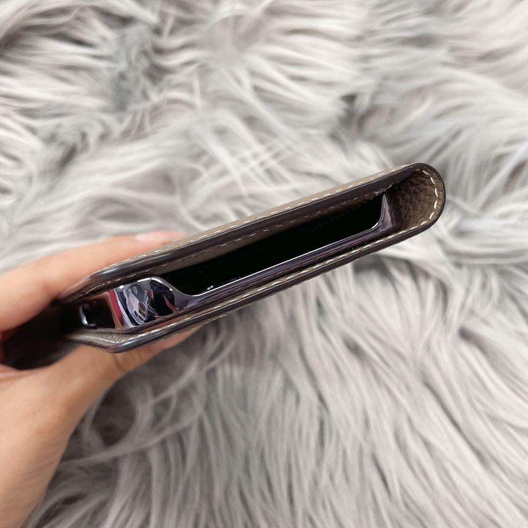 ボナベンチュラ iPhoneケース 14 ブラウン 手帳型 ★279