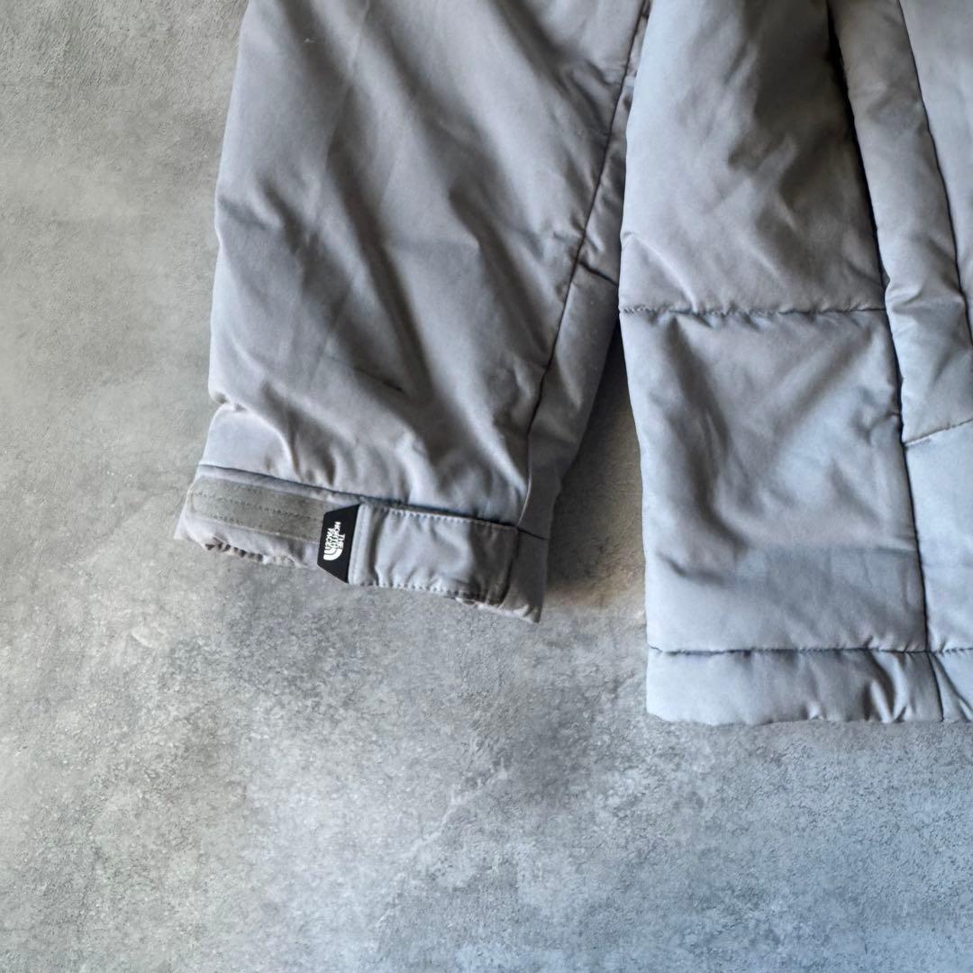 ノースフェイス ダウンジャケット XLサイズ 古着 グレー