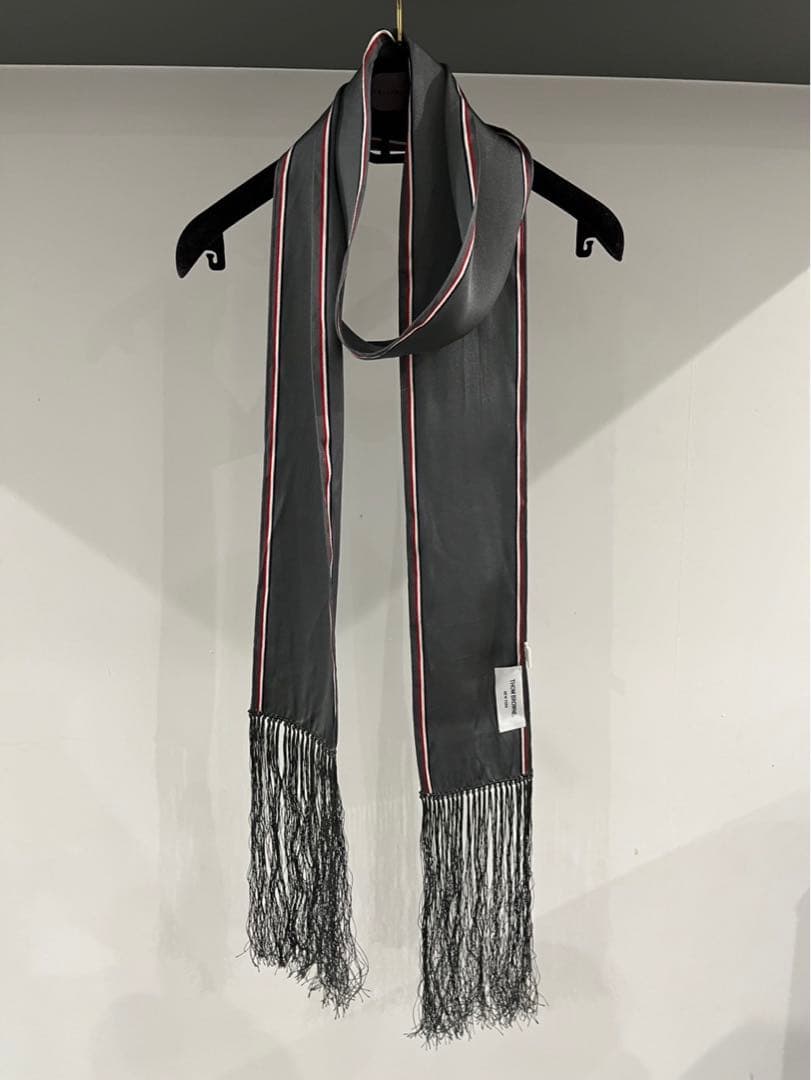 THOM BROWNE. ストール シルク　イタリア製　スカーフ