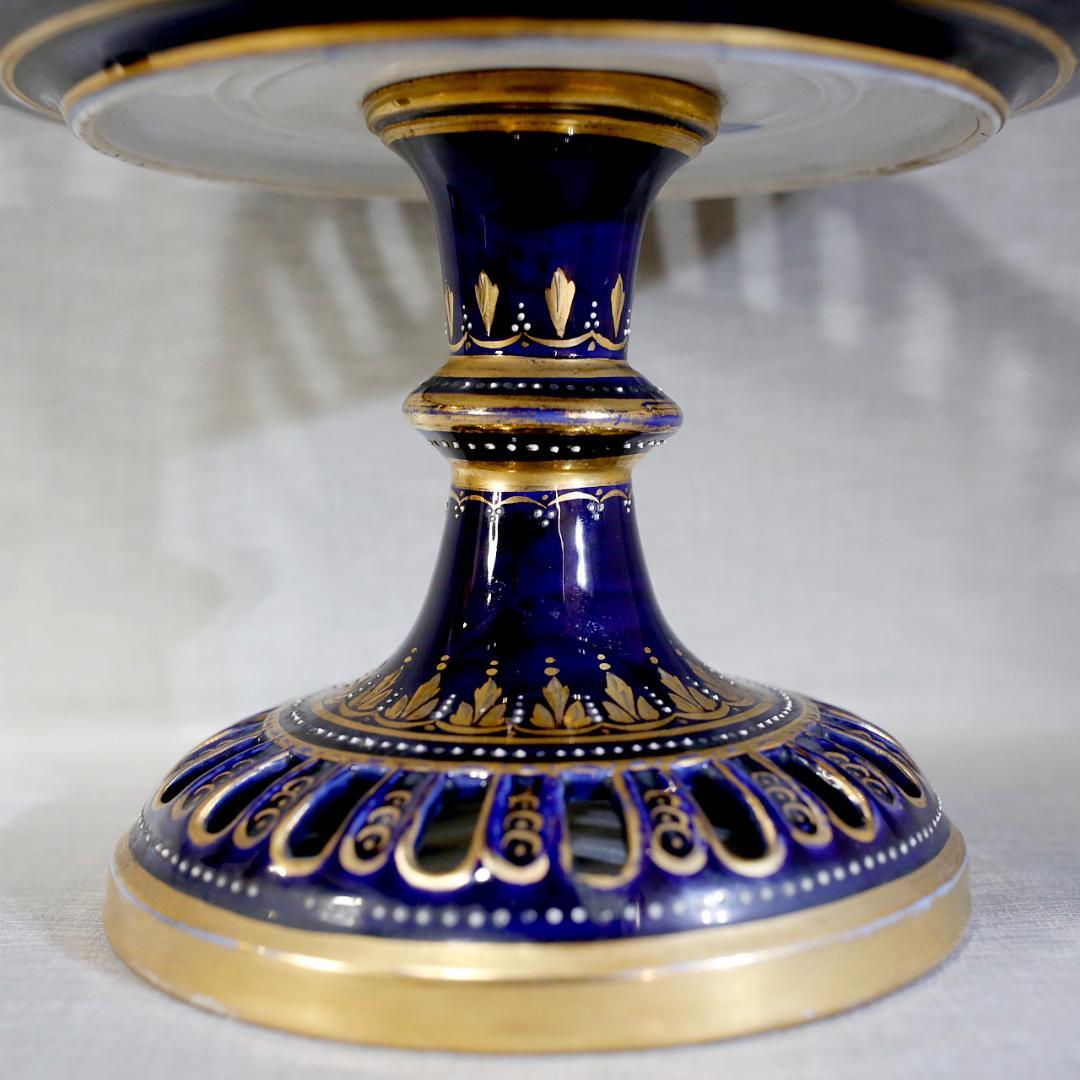 【送料込み】ヴィエナスタイル 金彩レリーフ神話文 天使 コンポート