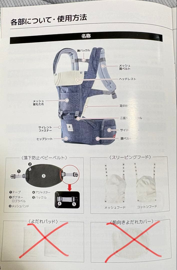 【今日だけ限定価格】ポグネー　ミキハウス　ベビーキャリア　抱っこ紐　ヒップシート