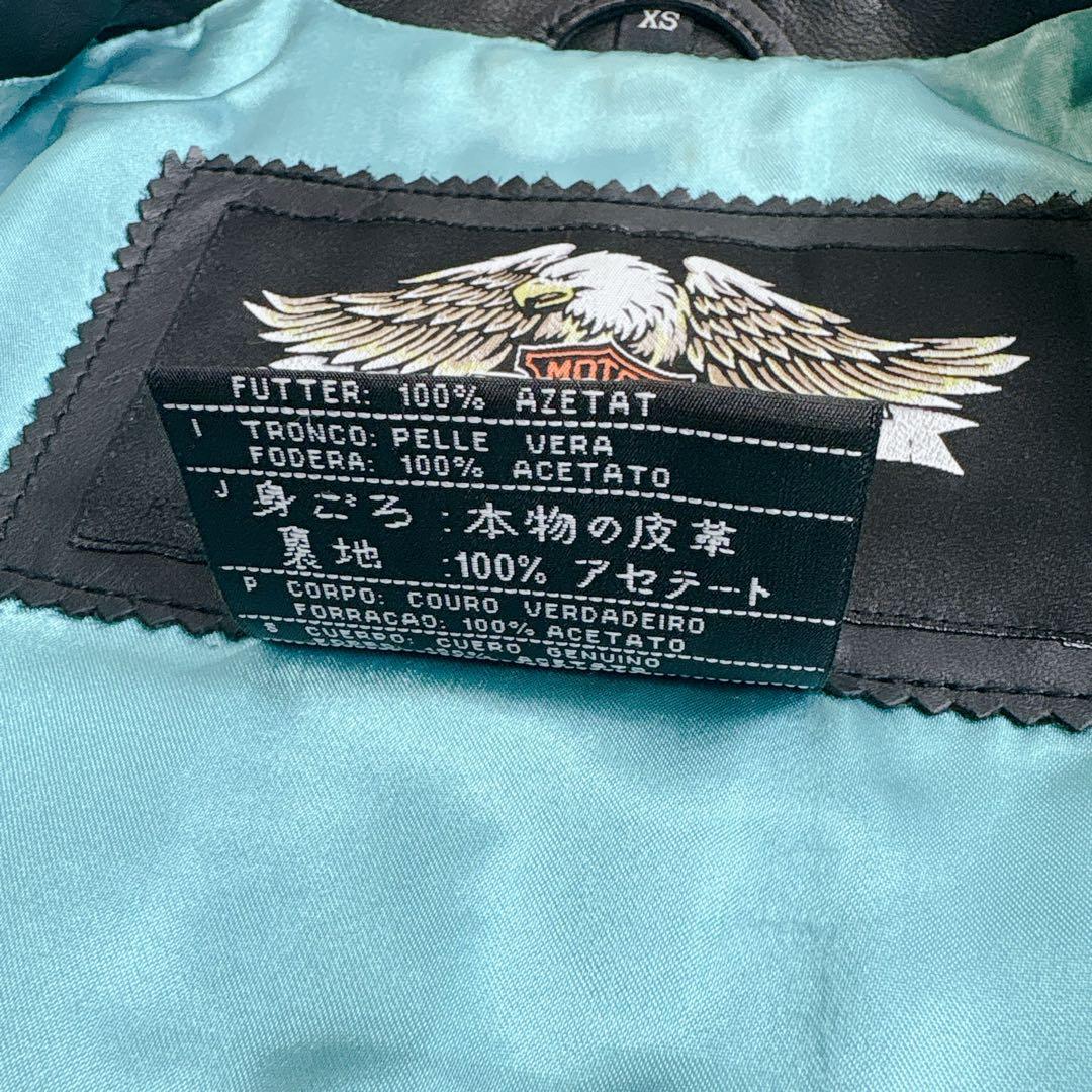 Harley-Davidson シングルライダース　イーグル　ターコイズ　XS