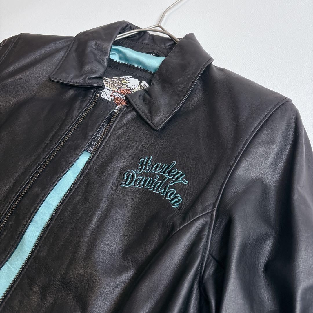 Harley-Davidson シングルライダース　イーグル　ターコイズ　XS