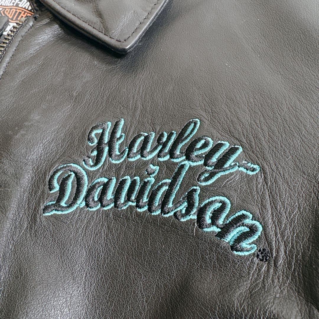 Harley-Davidson シングルライダース　イーグル　ターコイズ　XS