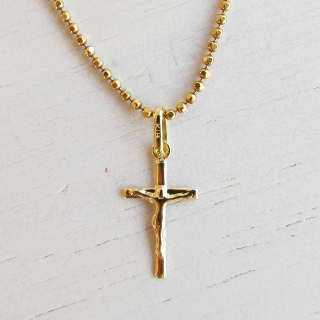 K18 18K クロス 刻印 十字架 刻印あり 18金 トップ