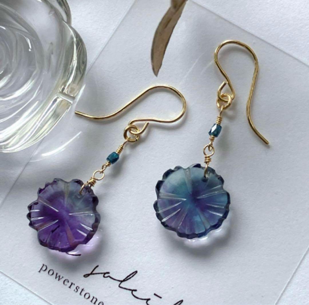 Kaya◆カラーバンデットアゲート×エメラルド×淡水パールチャーム