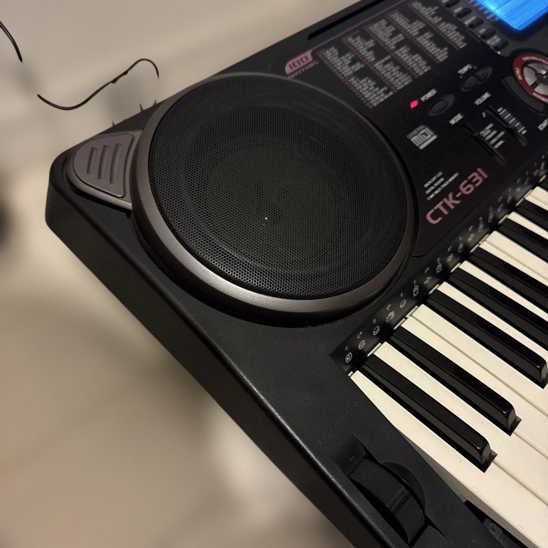 【美品】CASIO カシオ CTK-631 61鍵 キーボード 電子ピアノ 鍵盤