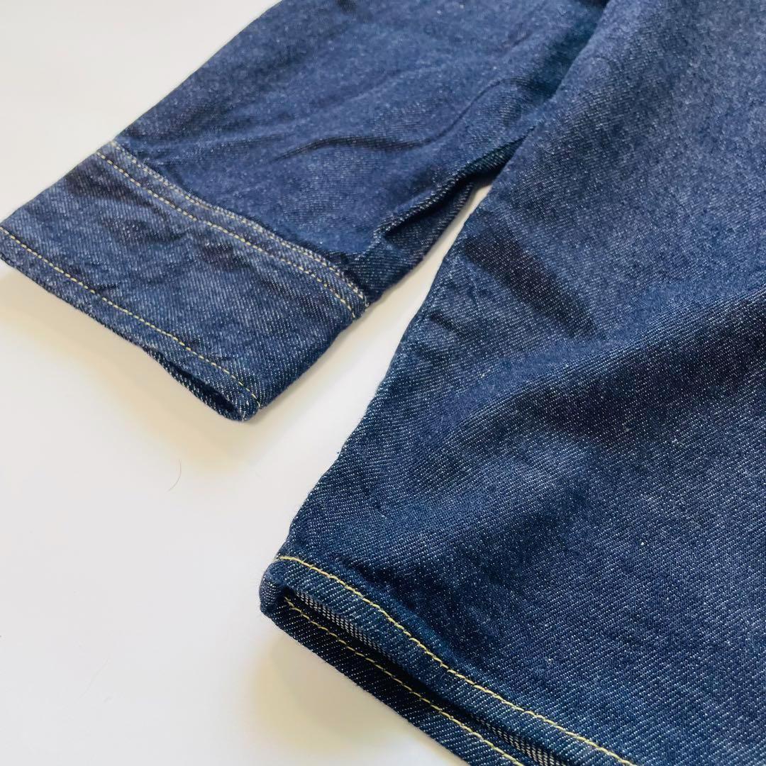 児島マーケットプレイス デニムシャツ ウエスタン インディゴ Lサイズ