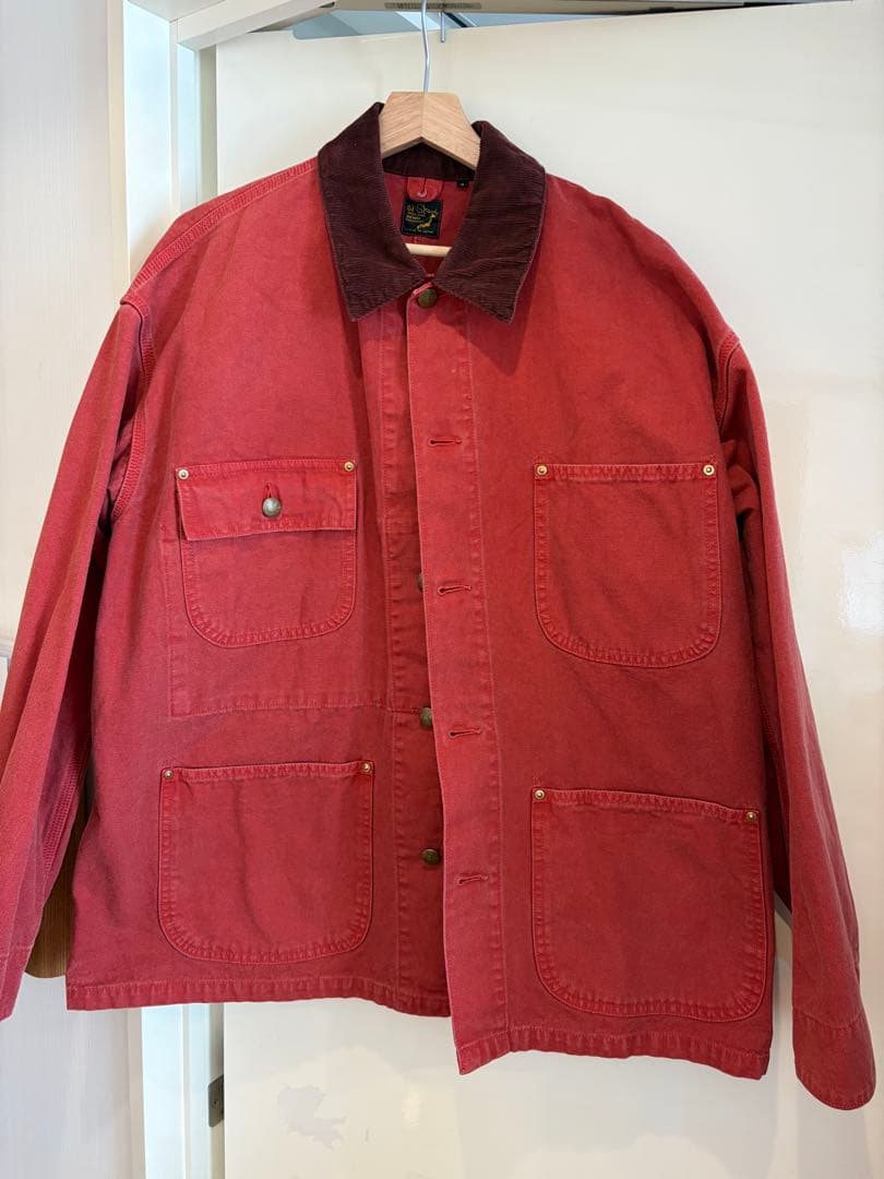 Orslow リラックスフィットオックスフォードカバーオール