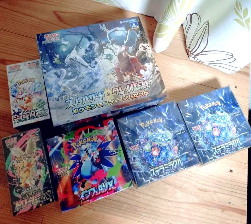 ポケモンカード　ボックス 未開封　シュリンク付　まとめ売り 6box
