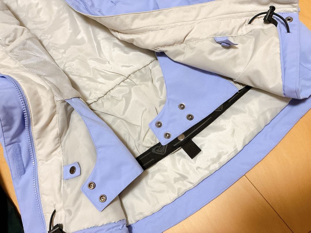 【美品】ROXY スノボウェア M/S 上下セット　ニット帽