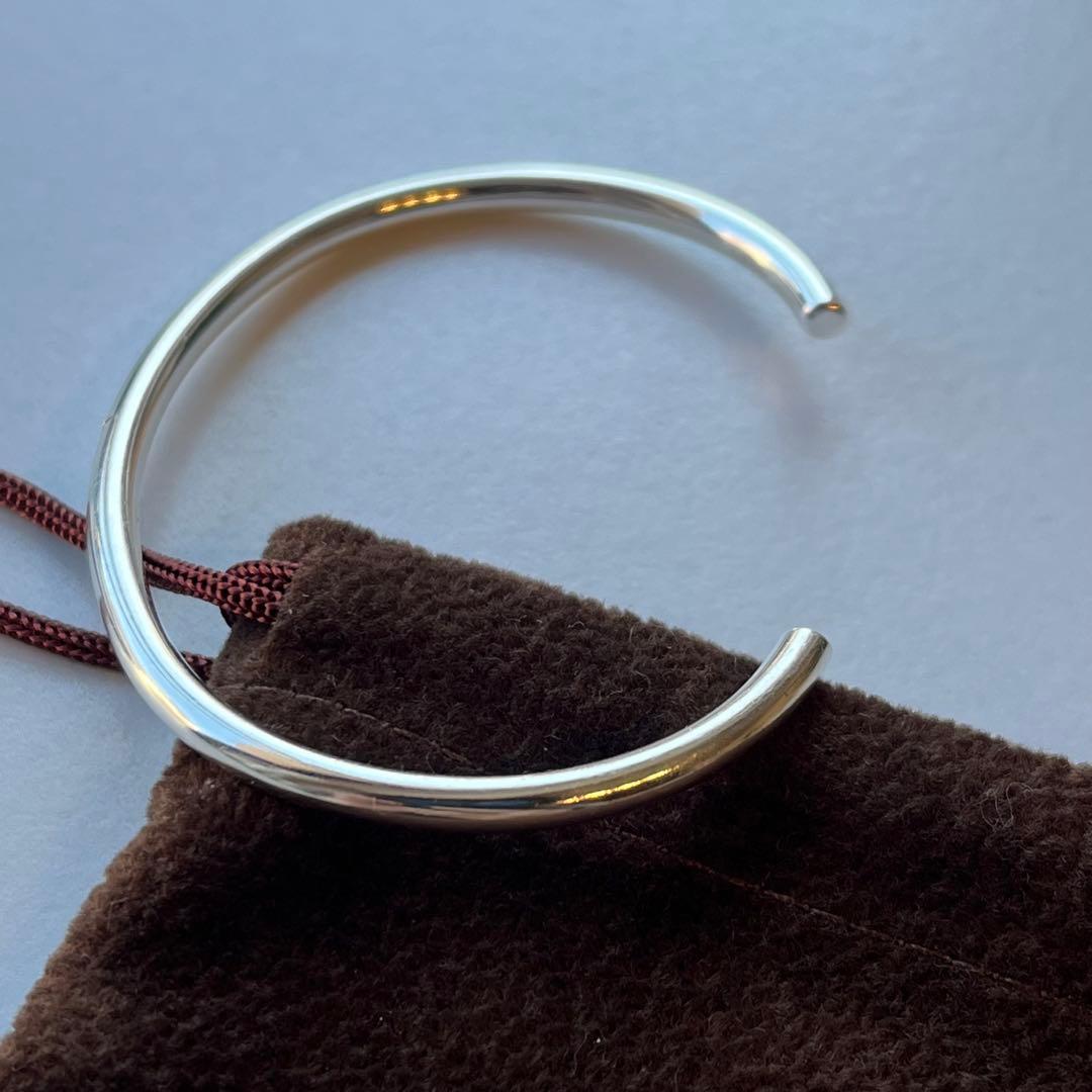 【美品】PIMENTE SV925×ダイヤモンド バングル ピモンテ