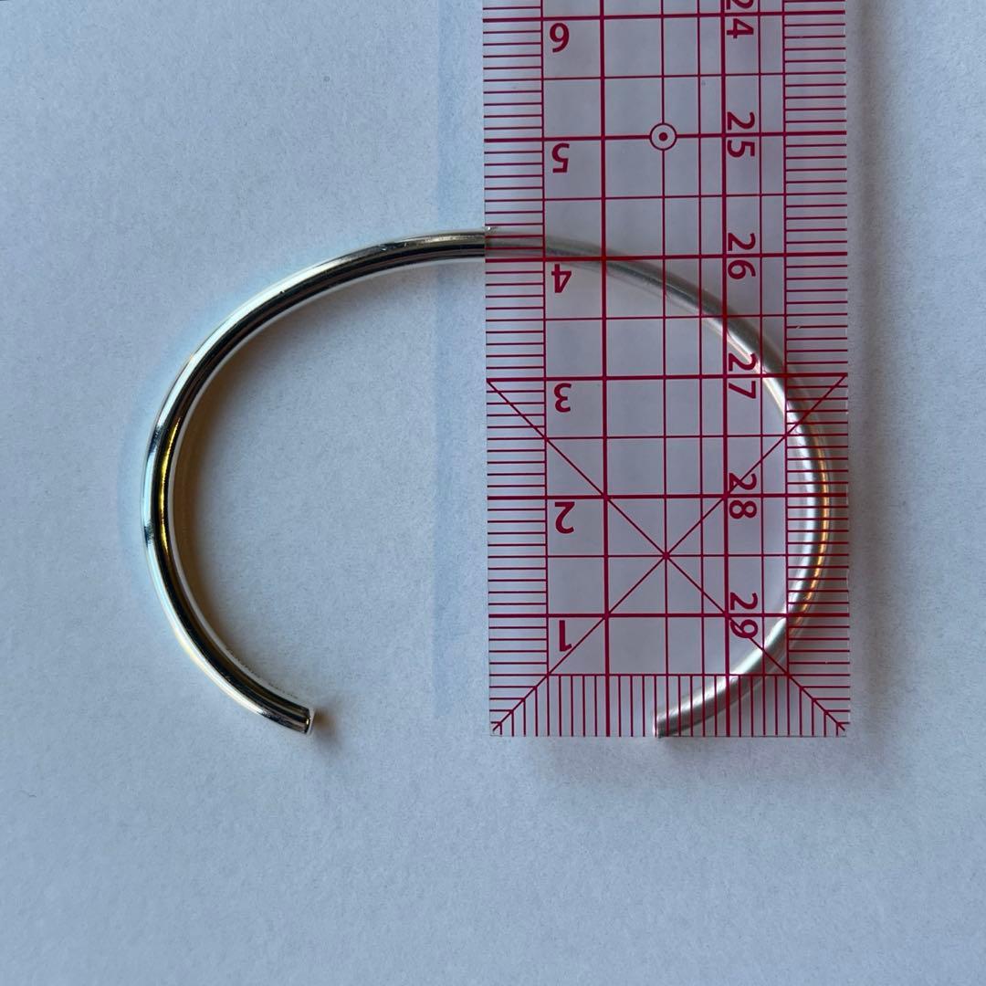 【美品】PIMENTE SV925×ダイヤモンド バングル ピモンテ