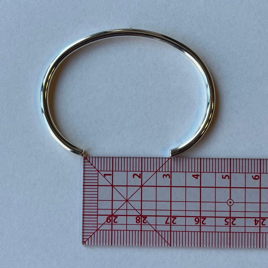 【美品】PIMENTE SV925×ダイヤモンド バングル ピモンテ