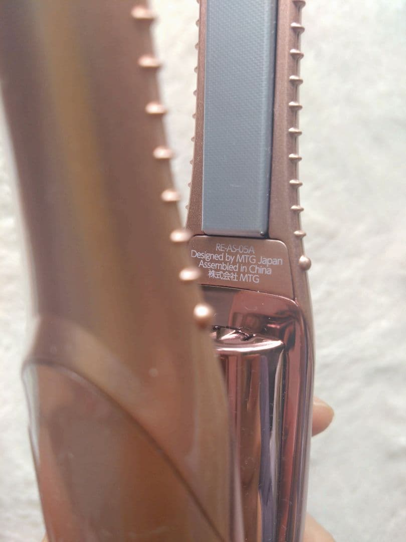 ReFa充電式ミニ ヘアアイロン ローズゴールド