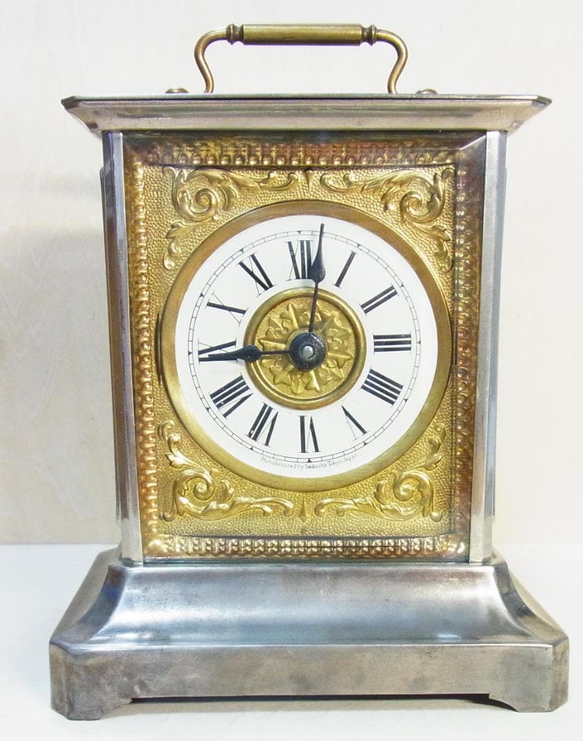 精工舎　機械式置時計　オルゴール付き　 大正時代　稼働品