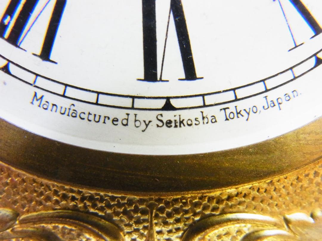 精工舎　機械式置時計　オルゴール付き　 大正時代　稼働品