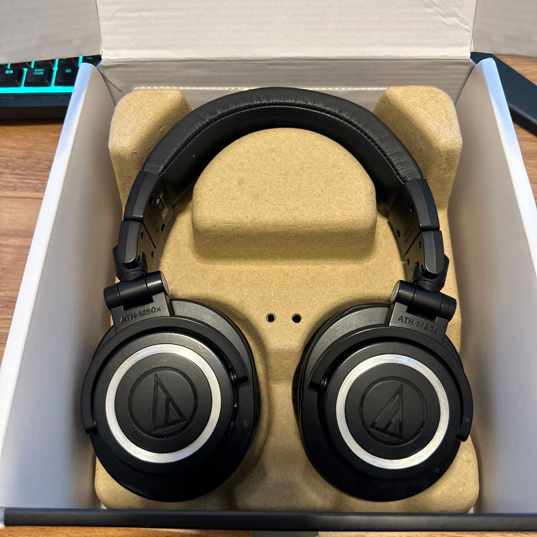 【早い者勝ち】Audio-Technica ATH-M50x ブラック