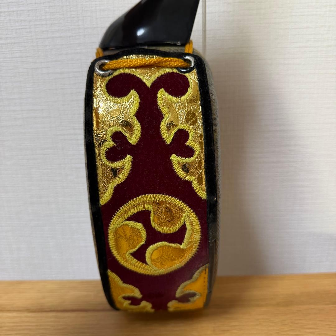 沖縄三線 人工皮 蛇柄 初心者向け 練習用 黒塗り棹