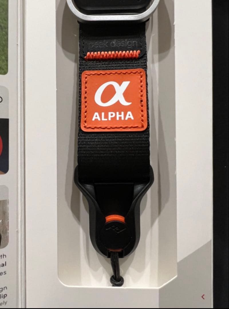 新品　ピークデザイン スライドライト　SONY αエディション　シナバーアンカー