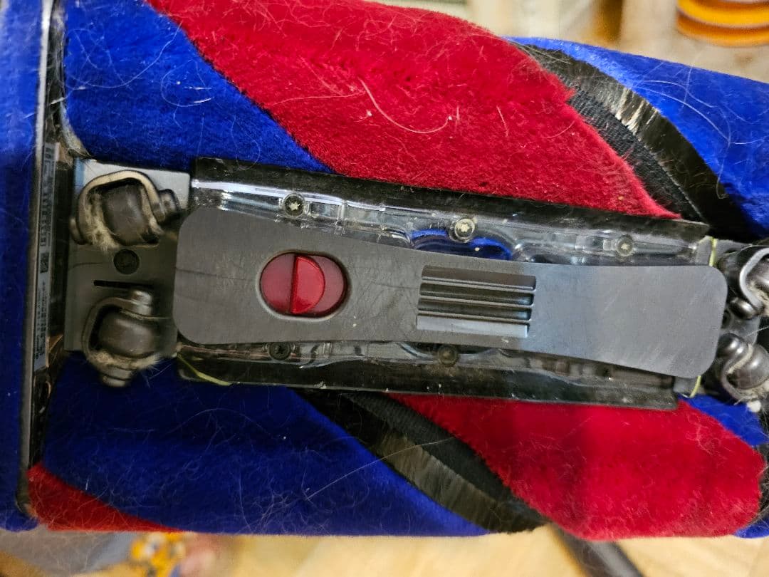 美品USED！ dysonスティッククリーナー本体 タブルヘッド　紫と黒